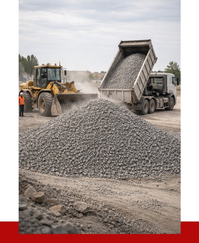 Купить щебень с доставкой в Шумерле от 2716 руб. | ПРОНЕРУДШмр