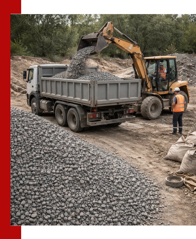 Доставка гравийного щебня в Шумерле оптом и в розницу