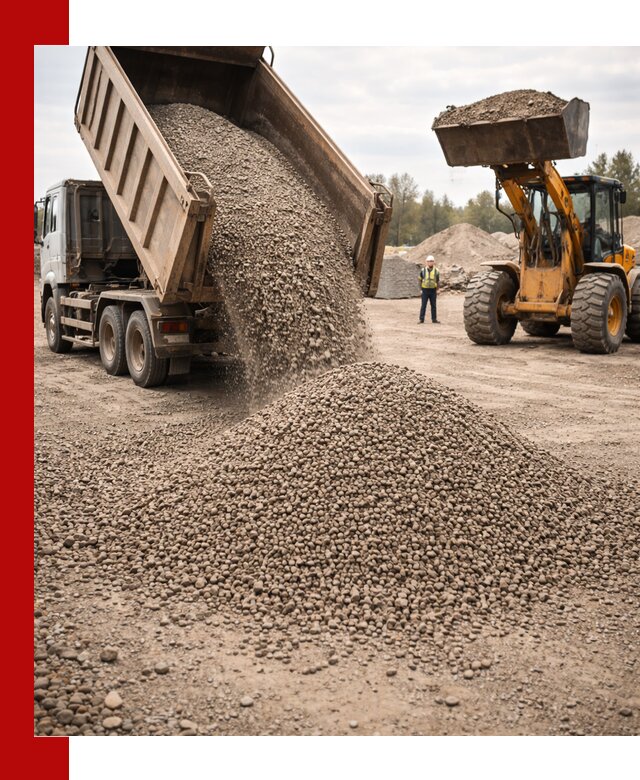 Гравийный щебень фракция 3–10 с доставкой в Шумерле