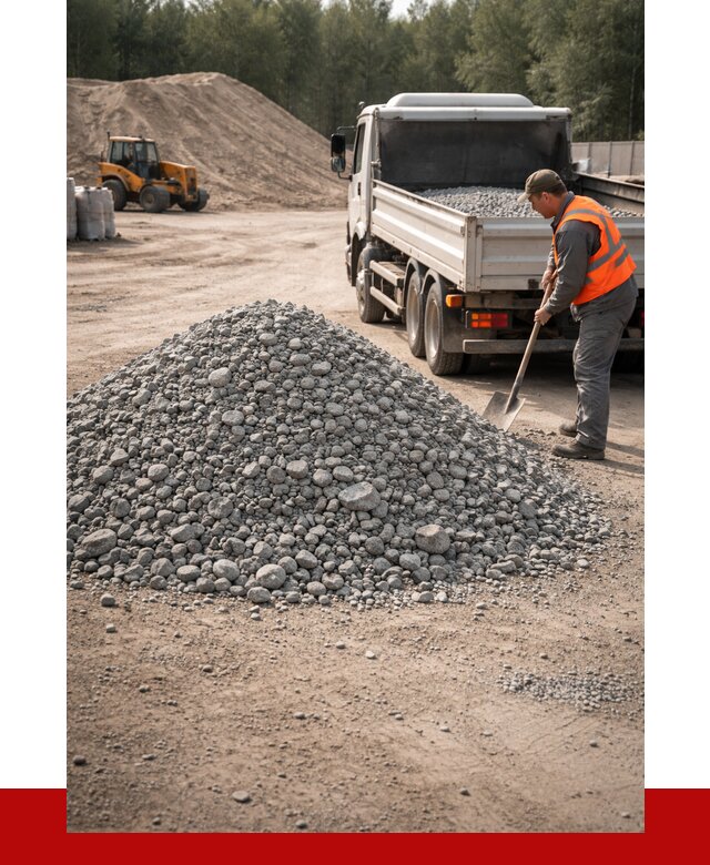 Гравийный щебень фракция 5-10 в Шумерле от 2390 р. | ПРОНЕРУДШмр