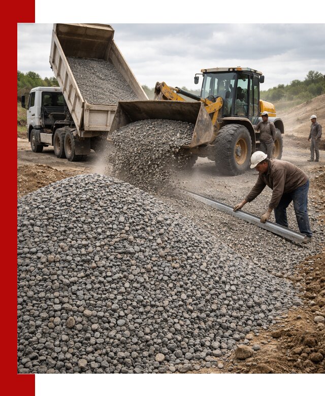 Гравийный щебень фракция 5-20 с доставкой в Шумерле