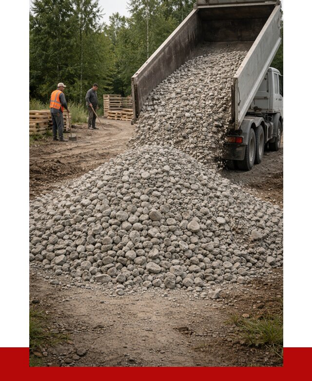 гравийный щебень фракция 70-120 в Шумерле от 2661 р. ПРОНЕРУДШмр