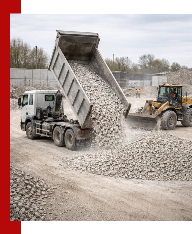 Доставка и продажа известнякового щебня в Шумерле