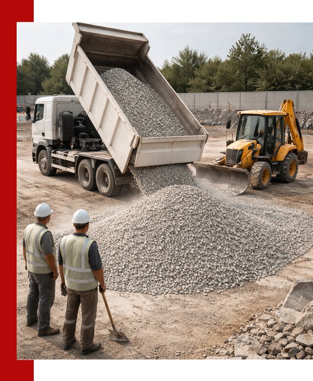 Купить известняковый щебень фракции 5–10 мм с доставкой в Шумерле