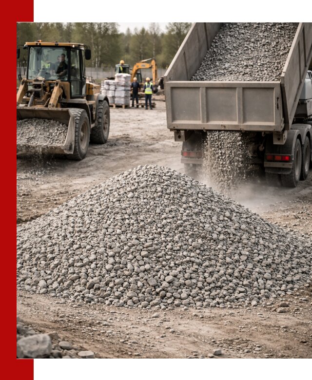 Вторичный щебень фракции 5-20 в Шумерле — доставка и продажа крупнотоннажно