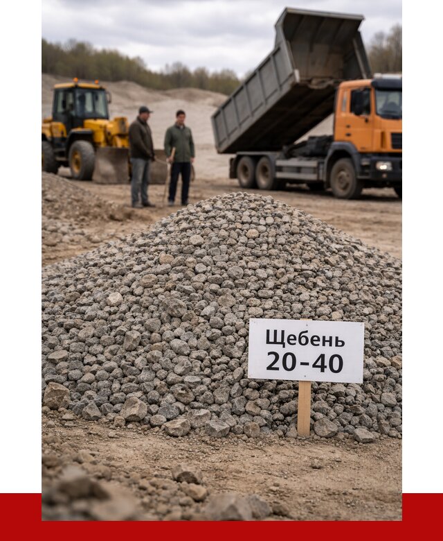 Бетонный щебень фракция 20-40 в Шумерле от 2661 р. | ПРОНЕРУДШмр