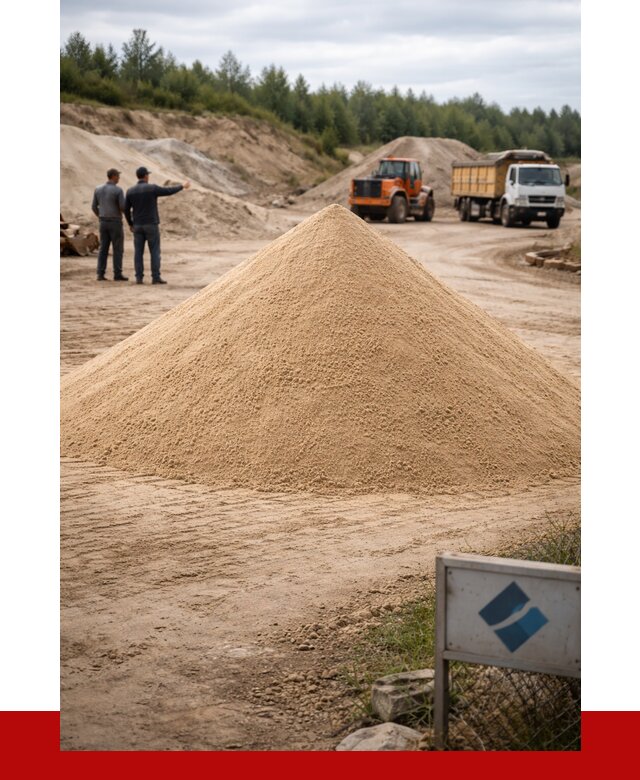 Карьерный песок навалом в Шумерле от 1955 р. | ПРОНЕРУДШмр