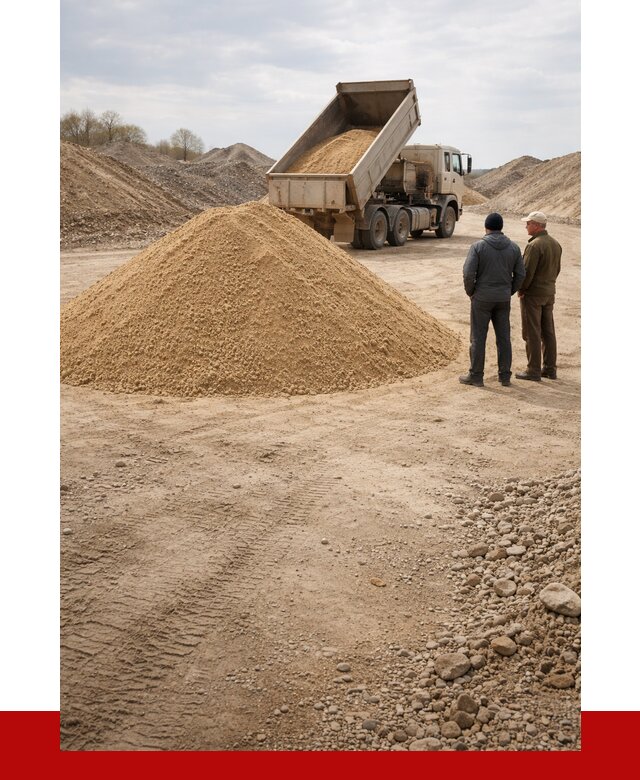 Карьерный песок крупнозернистый в Шумерле от 9234 р | ПРОНЕРУДШмр