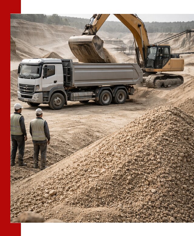 Карьерный крупнозернистый песок с доставкой в Шумерле