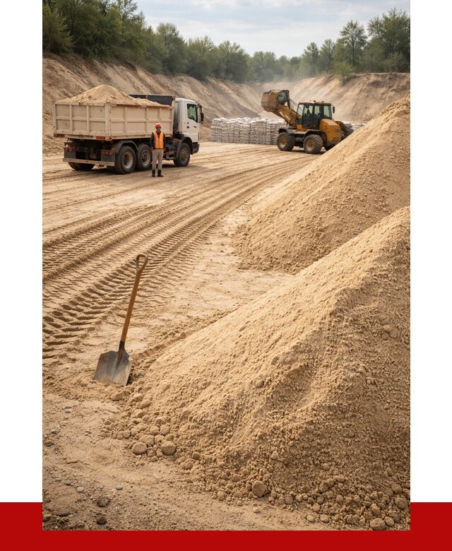 Карьерный песок мелкозернистый в Шумерле от 9777 р. | ПРОНЕРУДШмр