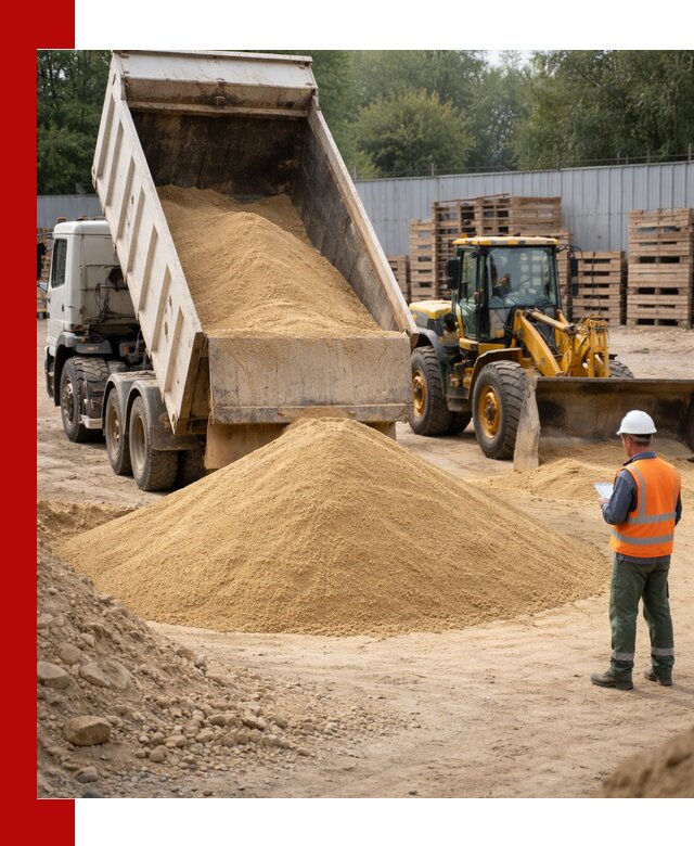 Доставка карьерного мелкозернистого песка в Шумерле