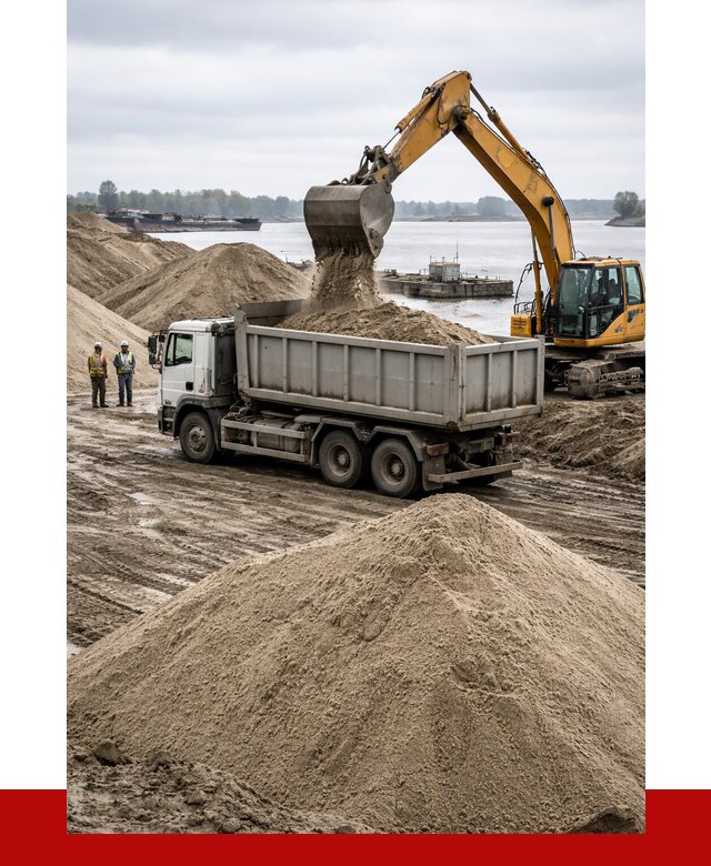Купить речной песок навалом в Шумерле от 1955 р., ПРОНЕРУДШмр