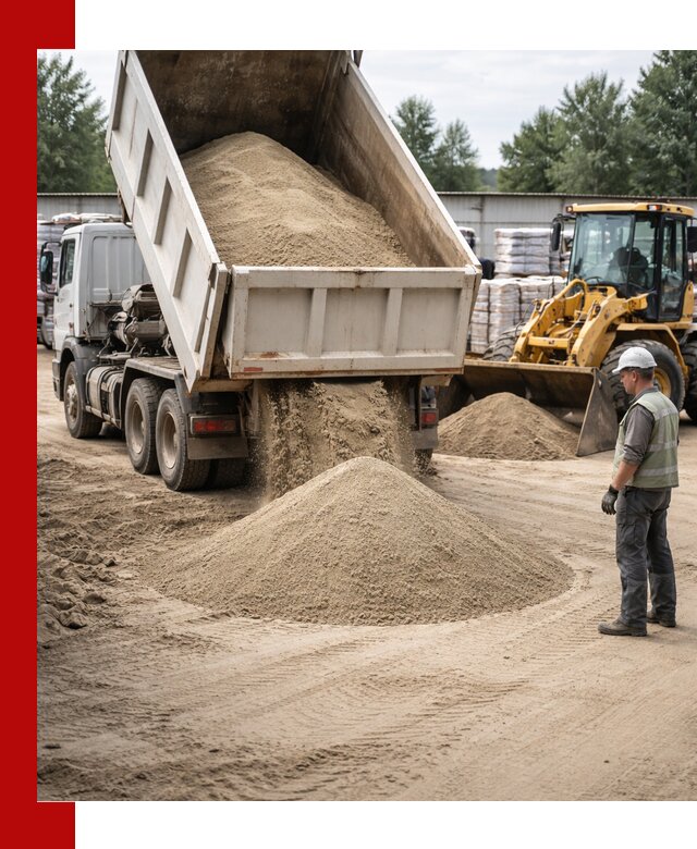 Поставка и доставка песка для бетона в Шумерле
