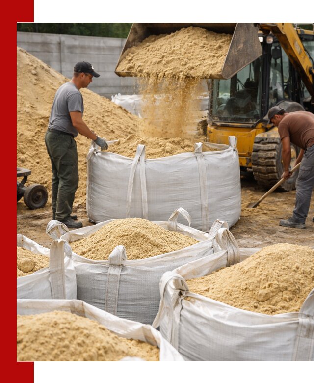 Поставка качественного песка для кладки в Шумерле