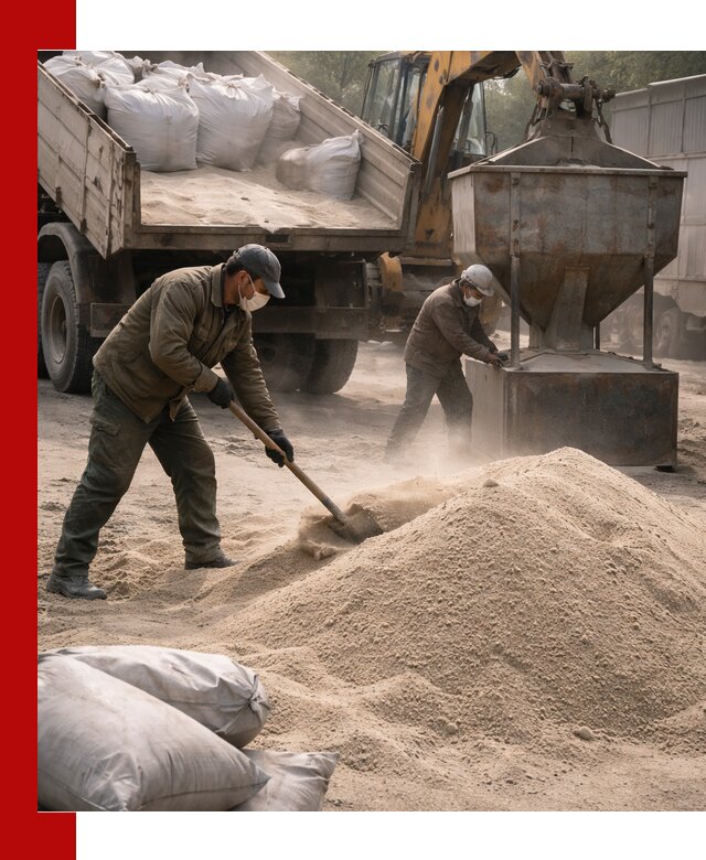 Кварцевый песок для пескоструя в Шумерле — доставка и качество