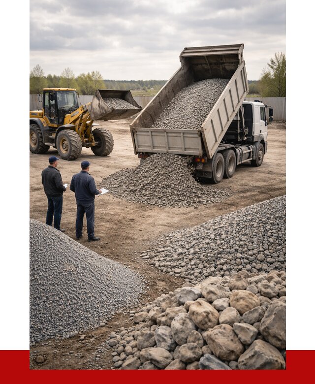 Гравий и камень с доставкой в Шумерле от 4562 р. - ПРОНЕРУДШмр