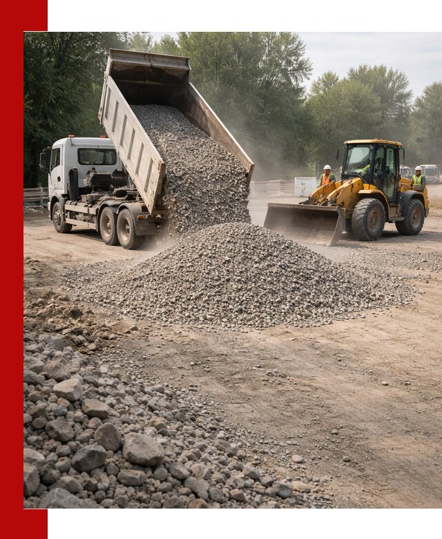 Гравий фракция 5–20 доставка в Шумерле оптом и в розницу