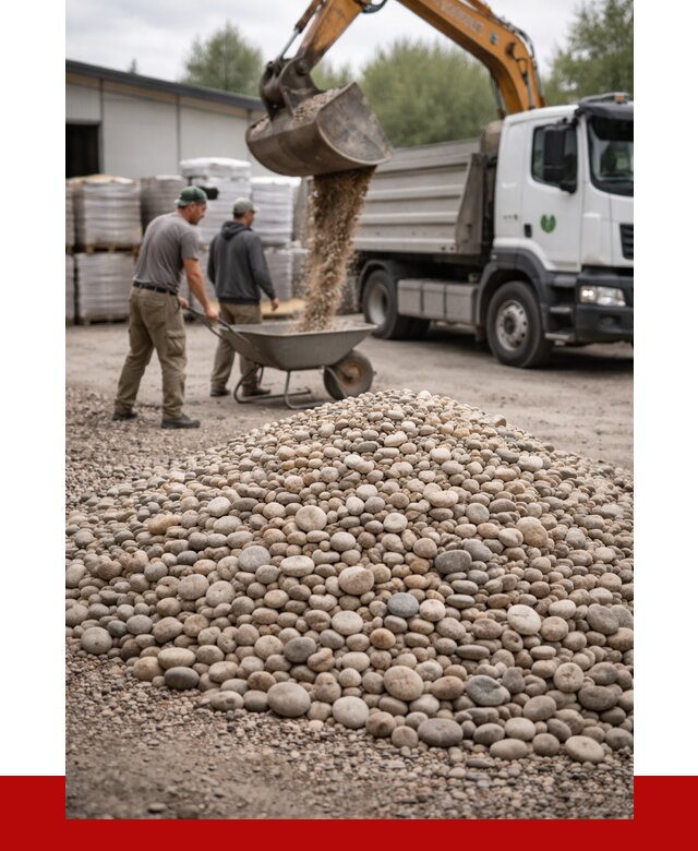 Галька декоративная в Шумерле от 3476 р. за куб | ПРОНЕРУДШмр