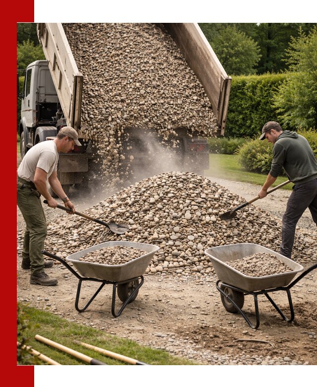 Доставка и продажа декоративной гальки в Шумерле