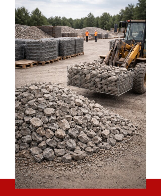 Камень для габионов фракция 70-150 в Шумерле от 4562 р. | ПРОНЕРУДШмр