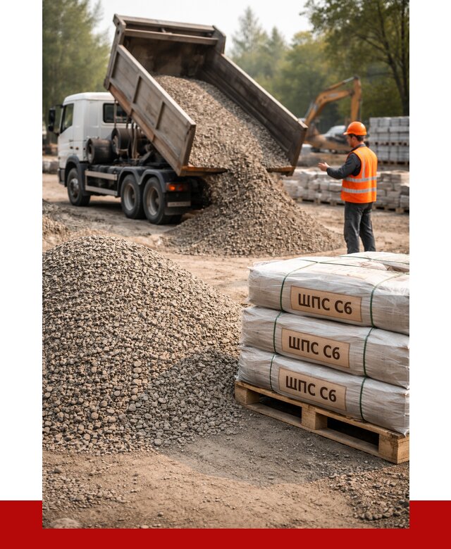 ЩПС С6 в Шумерле с доставкой от 2390 р. за куб | ПРОНЕРУДШмр