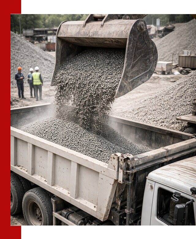 Отсев и крошка для строительства и дорожных работ в Шумерле