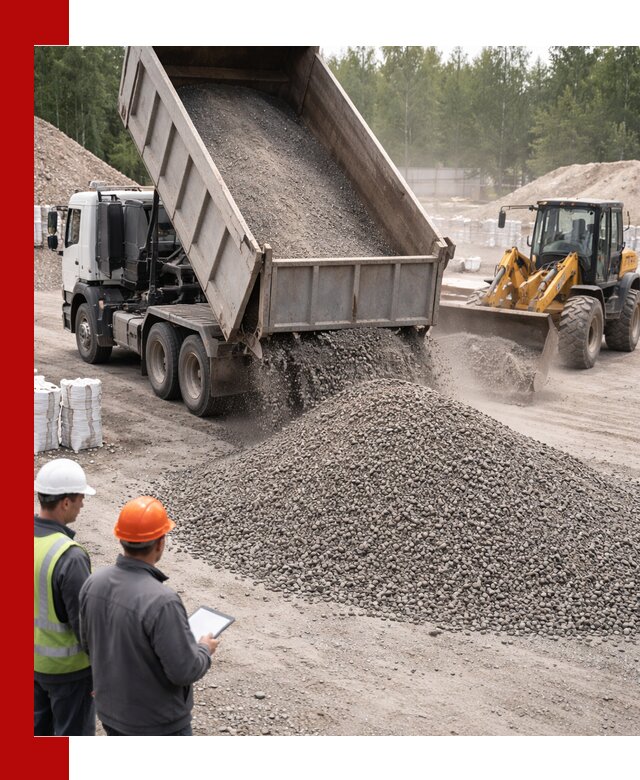 Доставка и продажа гранитного отсева 0-10 в Шумерле