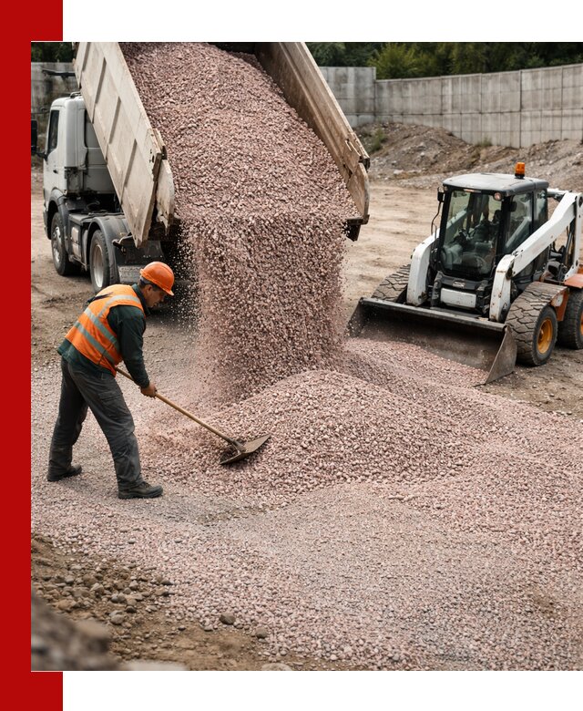 Крошка розовый гранит с доставкой в Шумерле от производителя