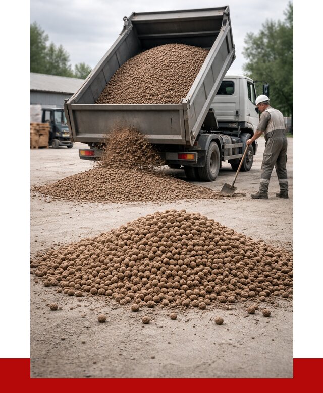 Керамзит с доставкой в Шумерле от 4562 р. за м3 | ПРОНЕРУДШмр