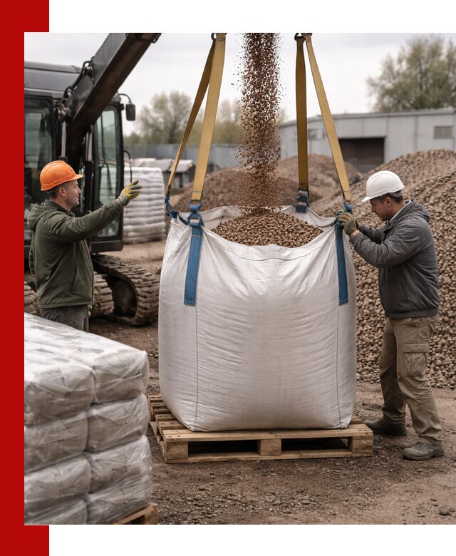 Керамзит в биг-бегах с доставкой в Шумерле