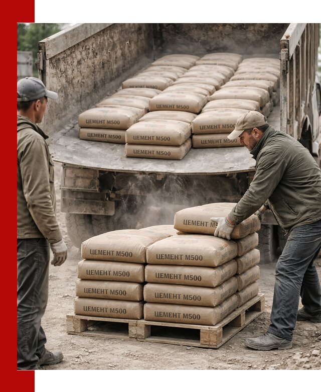 Цемент М500 с доставкой самосвалом в Шумерле