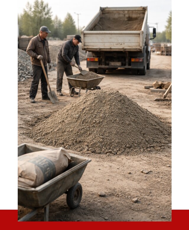 Цементно-песчаная смесь М150 в Шумерле от 5106 р. | ПРОНЕРУДШмр