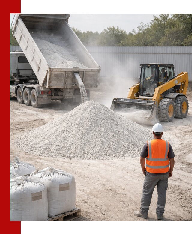 Доставка и продажа известняковой муки в Шумерле