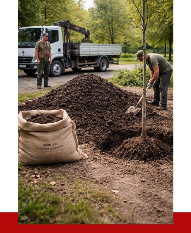 Грунт для посадки деревьев в Шумерле от 1304 р. | ПРОНЕРУДШмр