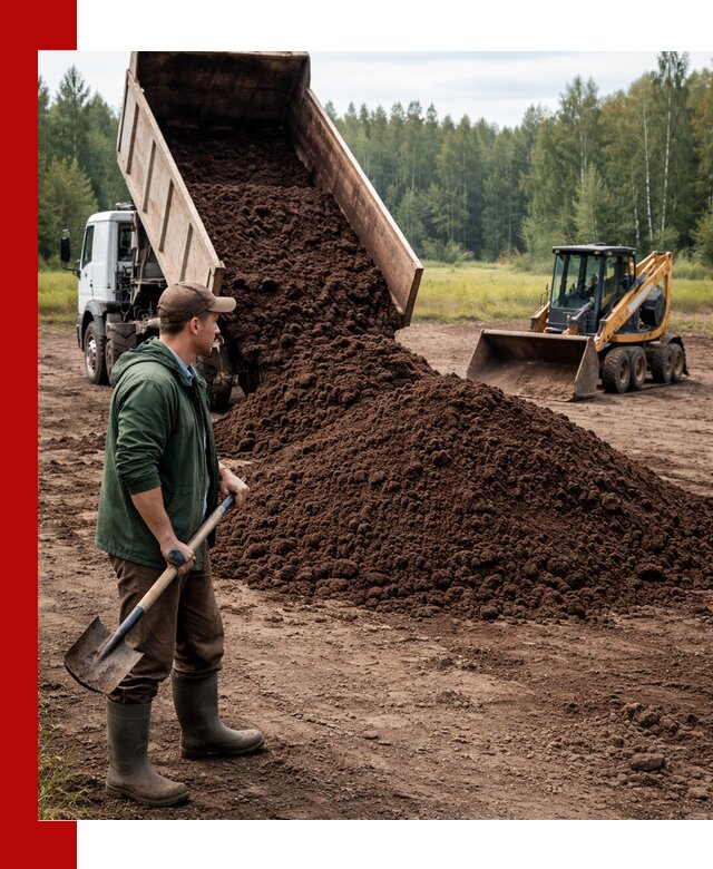 Купить верховой торф с доставкой в Шумерле для садоводства и растений