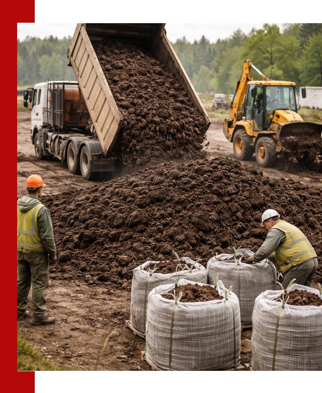 Доставка нейтрального торфа в Шумерле оптом и в розницу