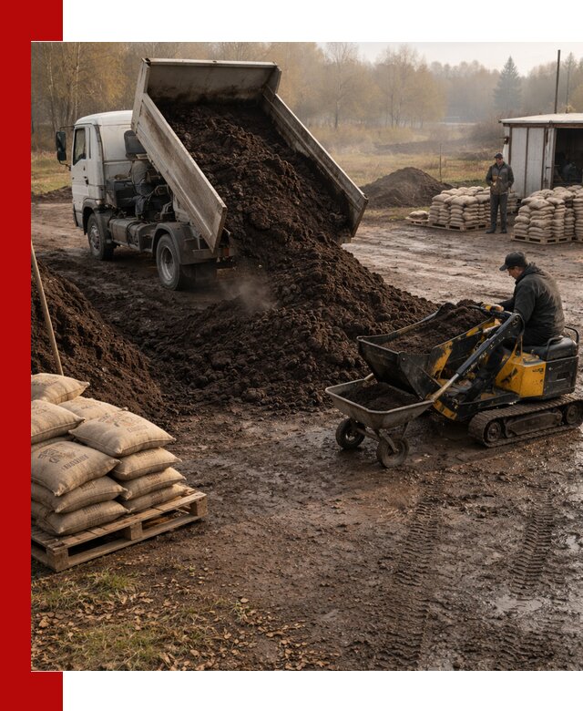 Кислый торф в доставке по выгодным ценам в Шумерле