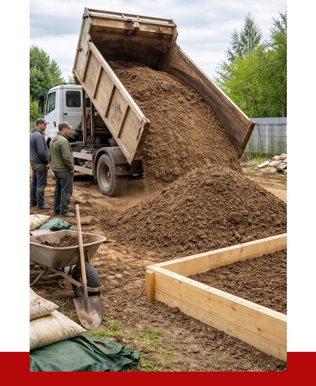 Торфо песчаная смесь в Шумерле с доставкой от 2010 р. | ПРОНЕРУДШмр