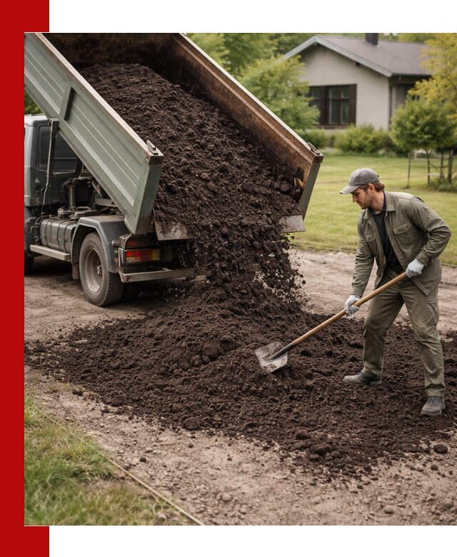 Чернозем для газона с доставкой в Шумерле быстро и качественно