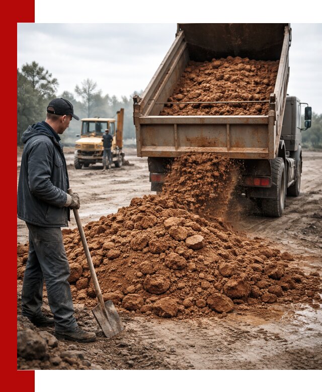 Глина для засыпки в Шумерле с доставкой самосвалами