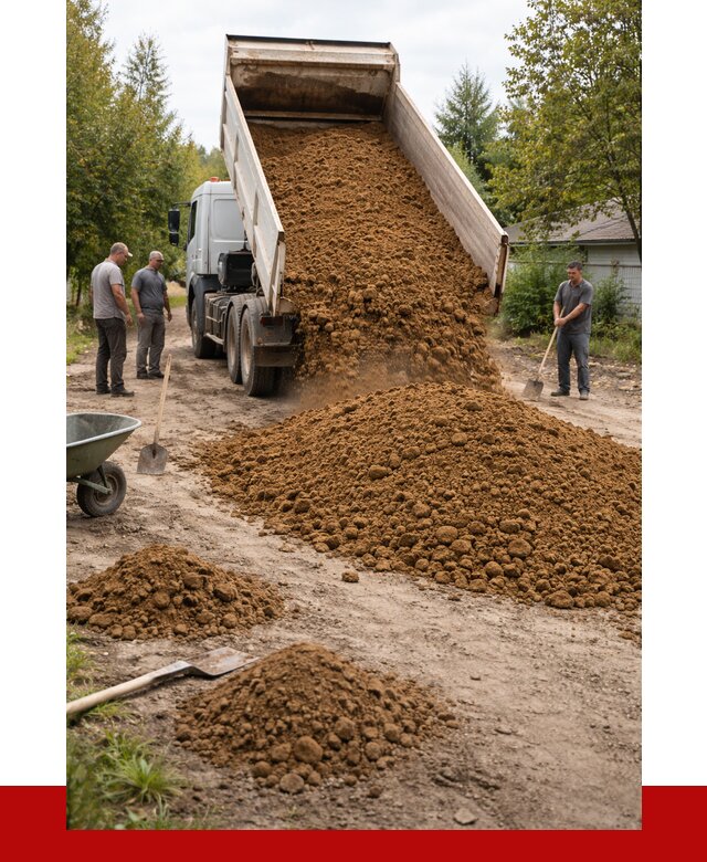 Купить суглинок с доставкой в Шумерле от 2716 р. за куб | ПРОНЕРУДШмр