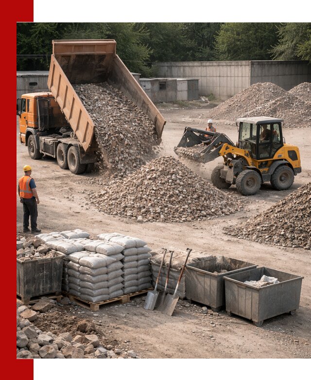 Вторичные материалы для отсыпки в Шумерле — поставка и доставка