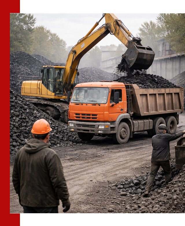 Доставка угля автотранспортом в Шумерле быстро и выгодно