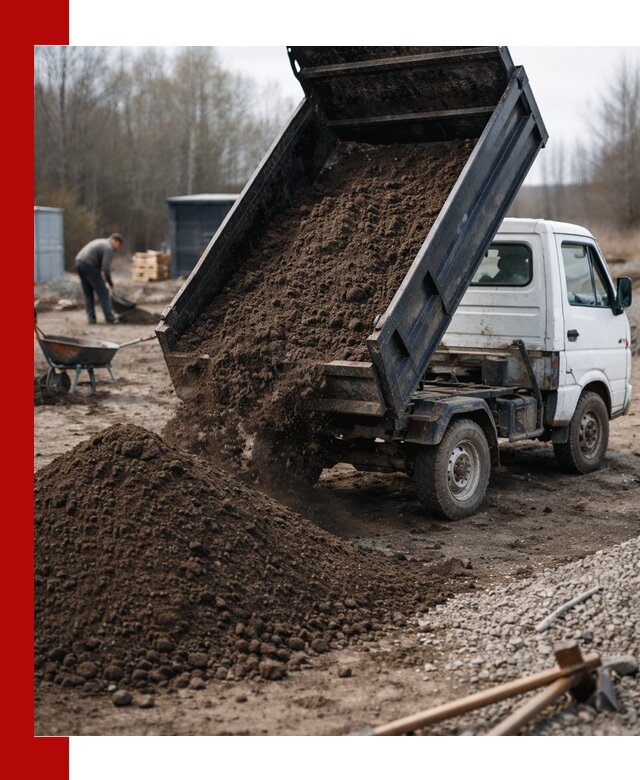 Аренда минисамосвала в Шумерле для доставки сыпучих материалов