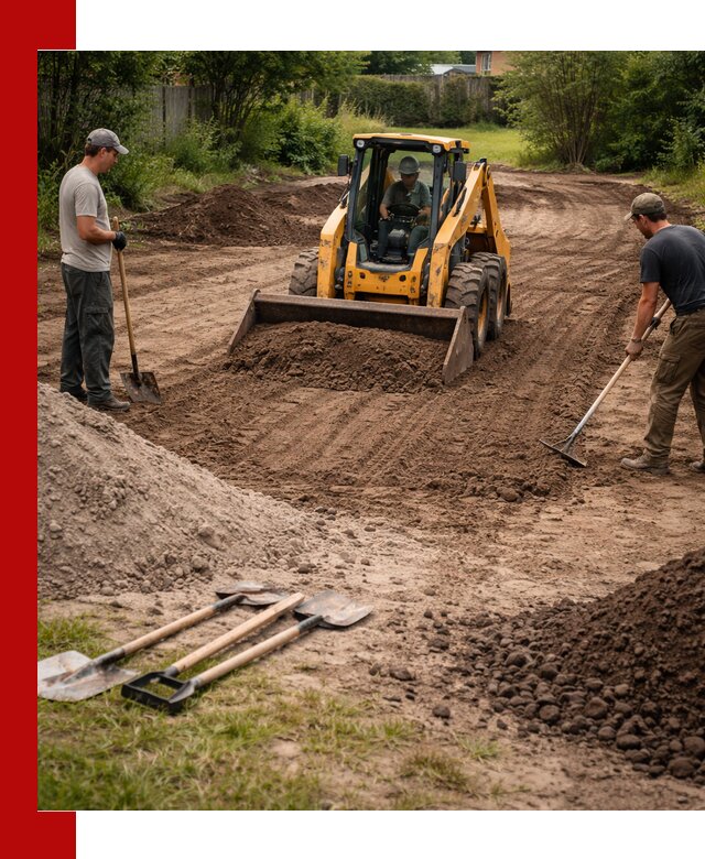 Планировка участка грунтом с вывозом и доставкой в Шумерле