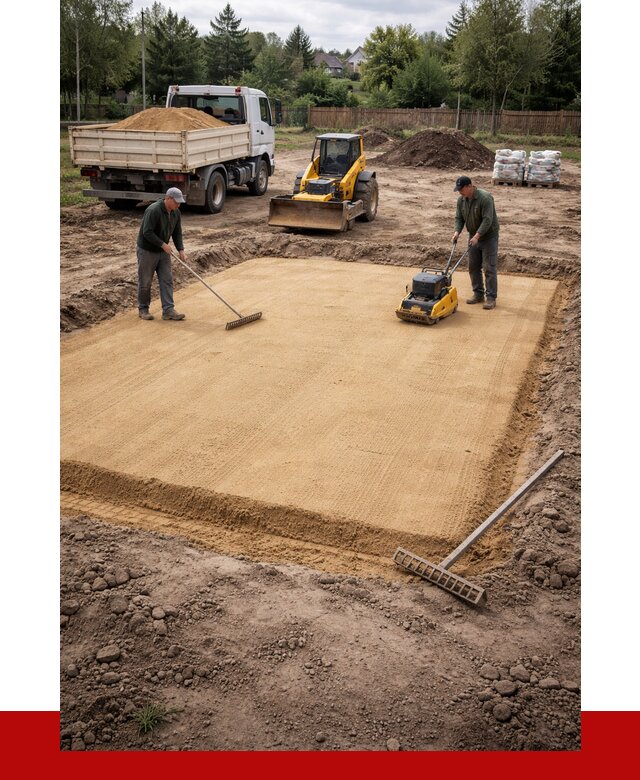 Устройство песчаной подушки в Шумерле от 4888 р. ПРОНЕРУДШмр